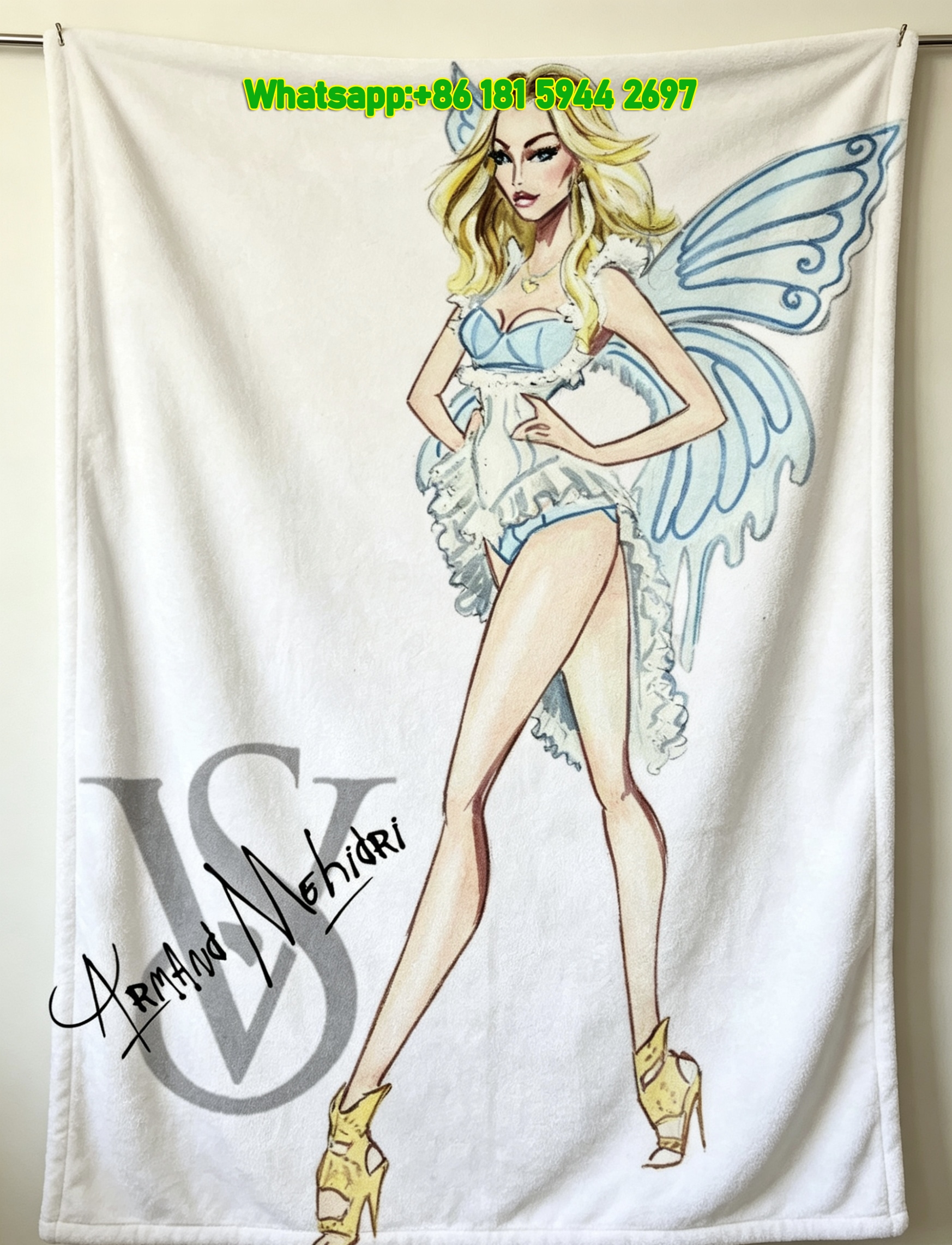 victorias secret 2013 fashion show flannel sofa throw blanket V187